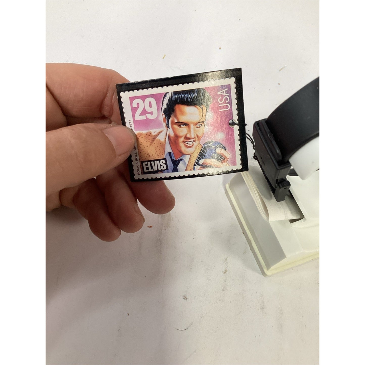 Vintage ELVIS PRESLEY STAMP Digital WATCH New In Box By KORAL 1992