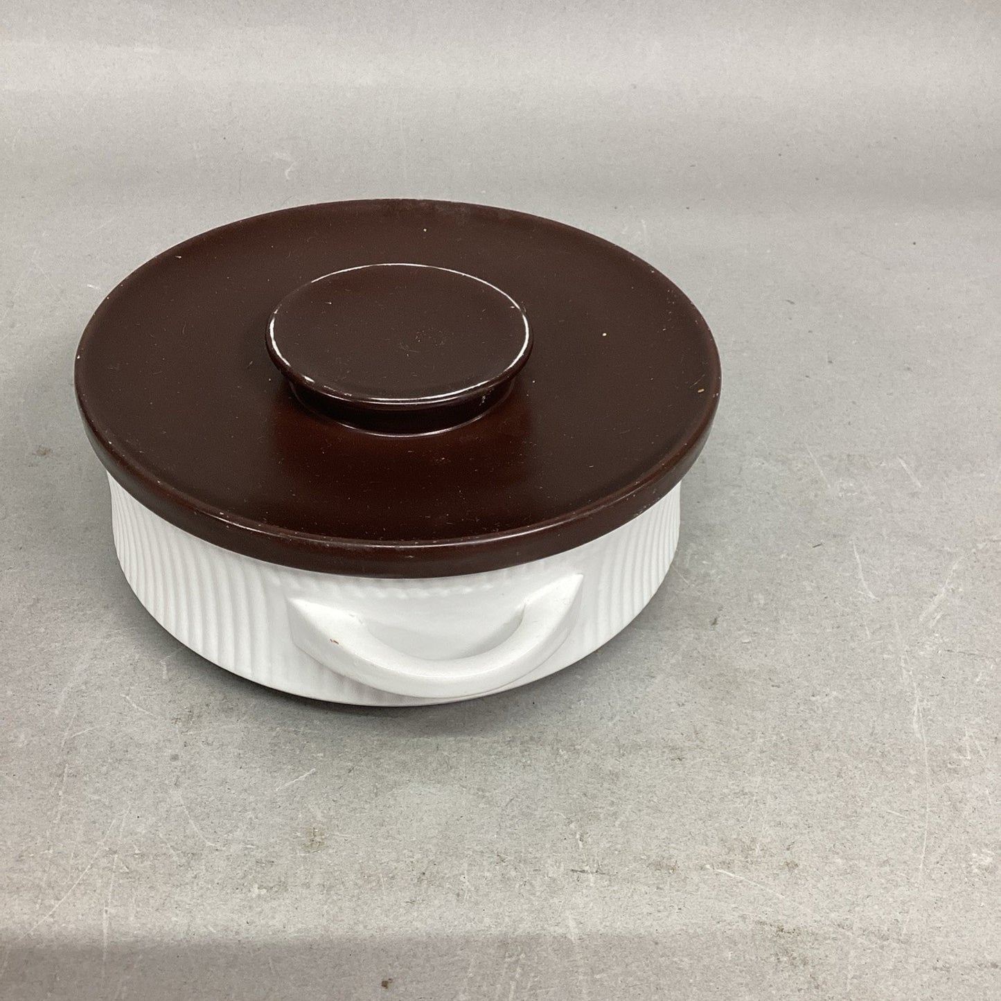 Vintage Thomas Flammfest Oven Casserole Dish with Brown Lid - Made In Germany