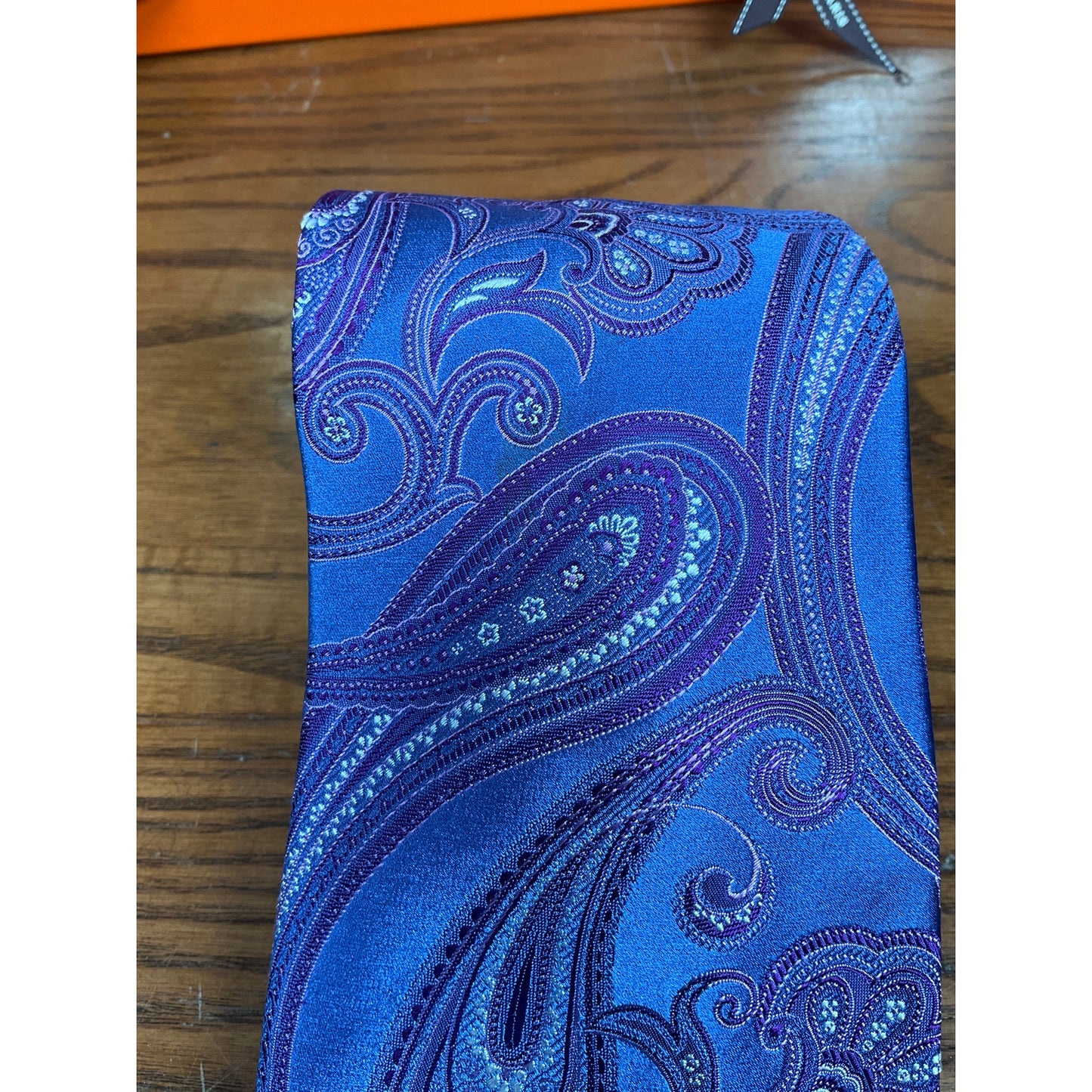 Brioni Mens Blue Necktie