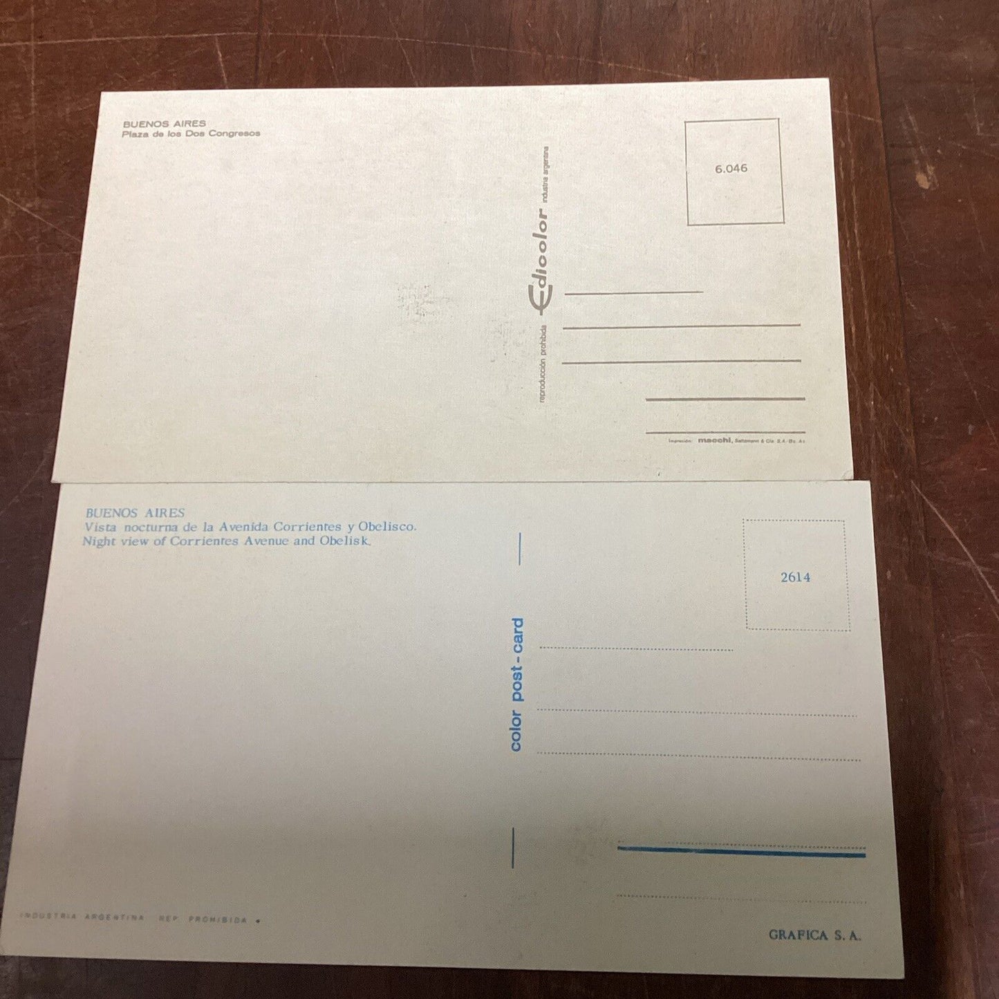 Vintage Lot Of 14 Buenos Aires Argentina Post Cards