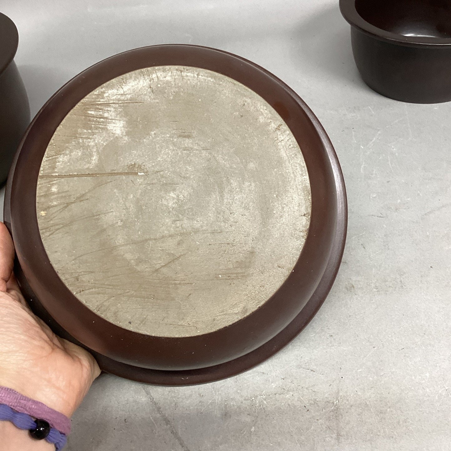 Set of 3 Vintage Arabia Bowls And Pot Set - Made In Thailand