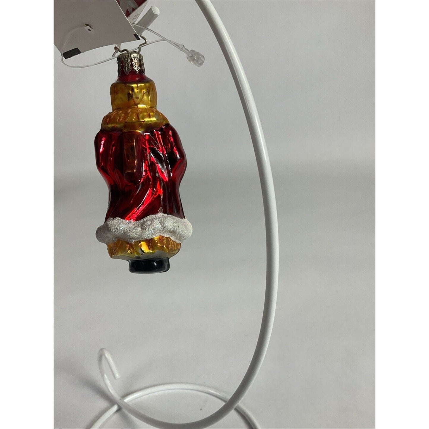 Christopher Radko Glass St Petersburg Santa Gem Christmas Ornament