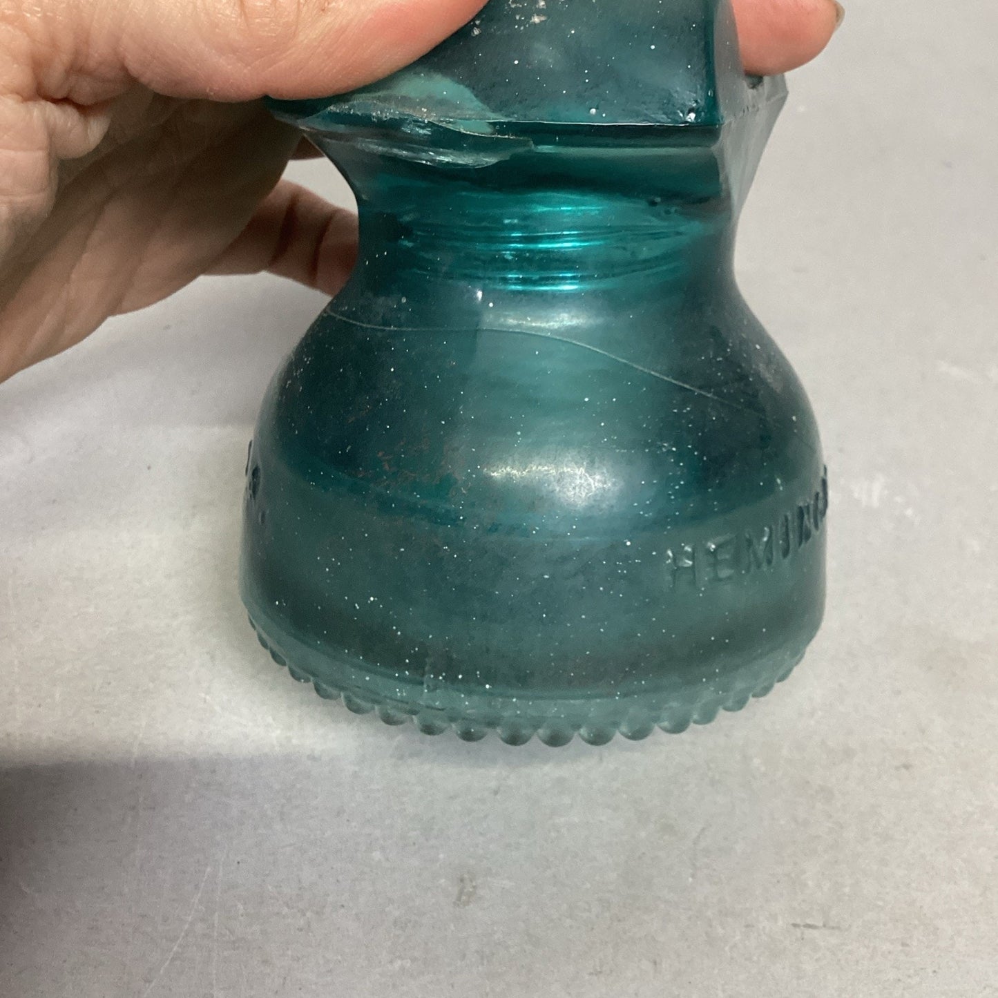 Heminggray #62 Glass Insulator Candle Holder - Made In The USA