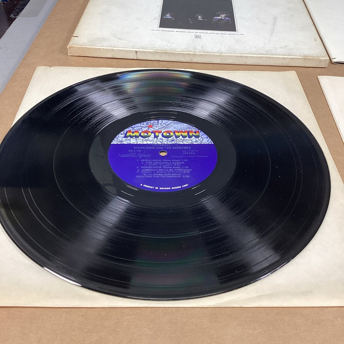 Diana Ross and the Suprmes Farewell Motown 2XLP Box Set W/ Booklet - 1970