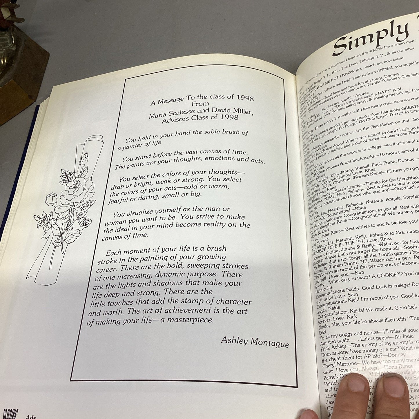 1998 New Hyde Park Memorial Highschool Gladiators Yearbook