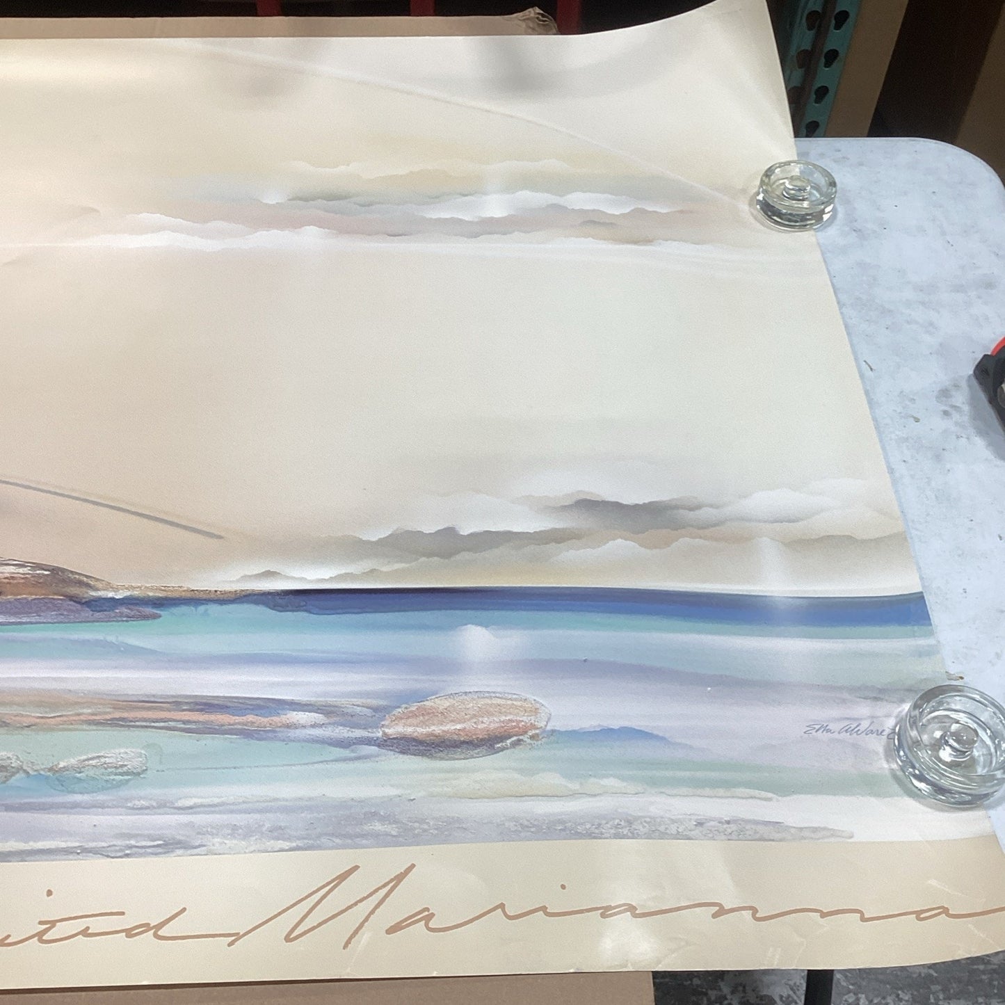 Elba Alvarez Editions Limited Marina - 58x36”