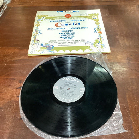 Camelot - Richard Burton and Julie Andrews - Vintage Vinyl Record LP- Stereo