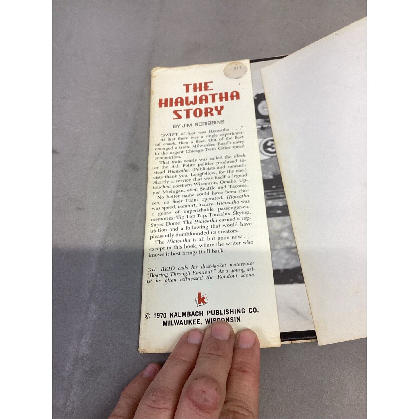 The Hiawatha Story by Jim Scribbins Milwaukee Wisconsin Railroad 1970 Hardcover
