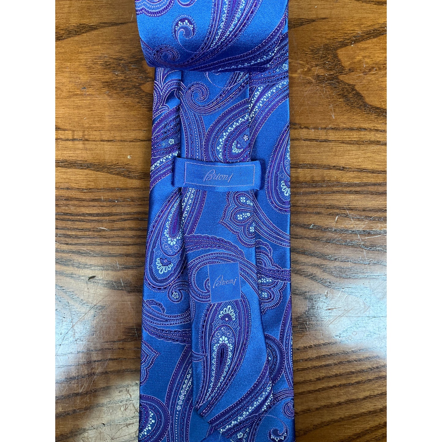 Brioni Mens Blue Necktie