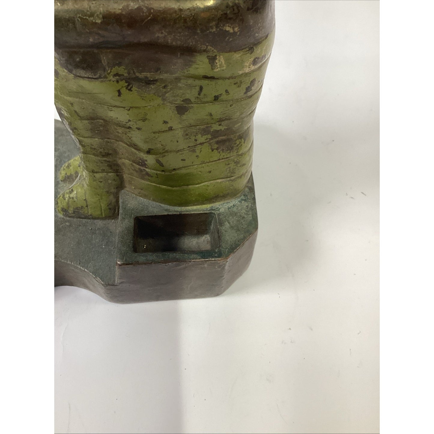Vintage Metal Egyptian Ashtray Art (Missing Insert)