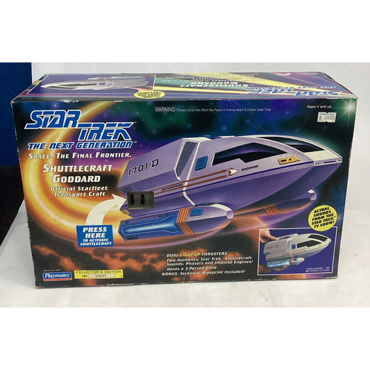 1992 Playmates Star Trek The Next Generation Shuttlecraft Goddard Starfleet NIB