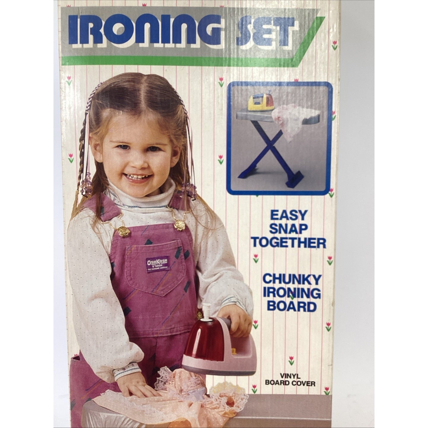 Vintage Rare Tidy Time Play Sets Ironing Set W/ Ironing Board & Iron