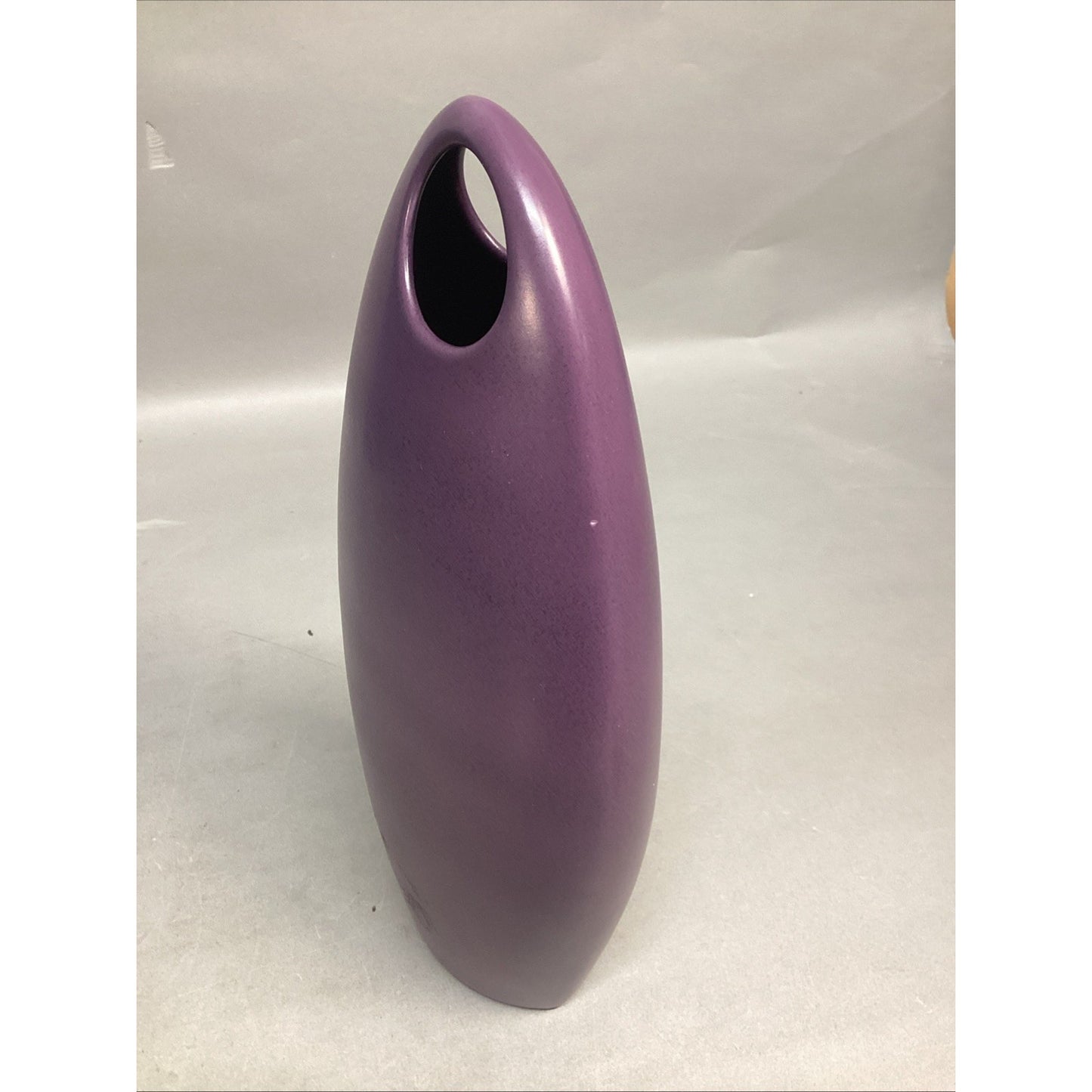 Vintage Amethyst Loop Vase - Made In Portugal - 12.5”H