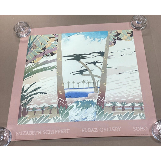 Elizabeth Schippert El Baz Gallery SoHo Landscape Art Print - 21.5x19.5”