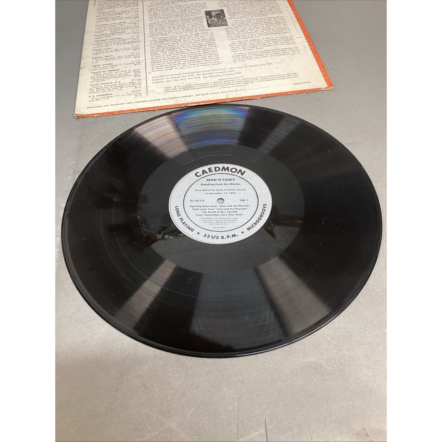 Under Milk Wood, Pleasure Dome, Sean O’Casey & The Mindbenders Records