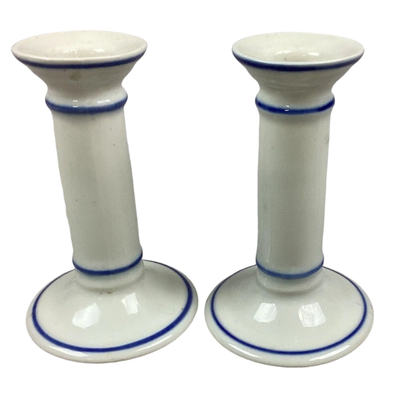 Set of 2 Viana do Castelo Handmade Candle Stick Holders #424-F- Made In Portugal