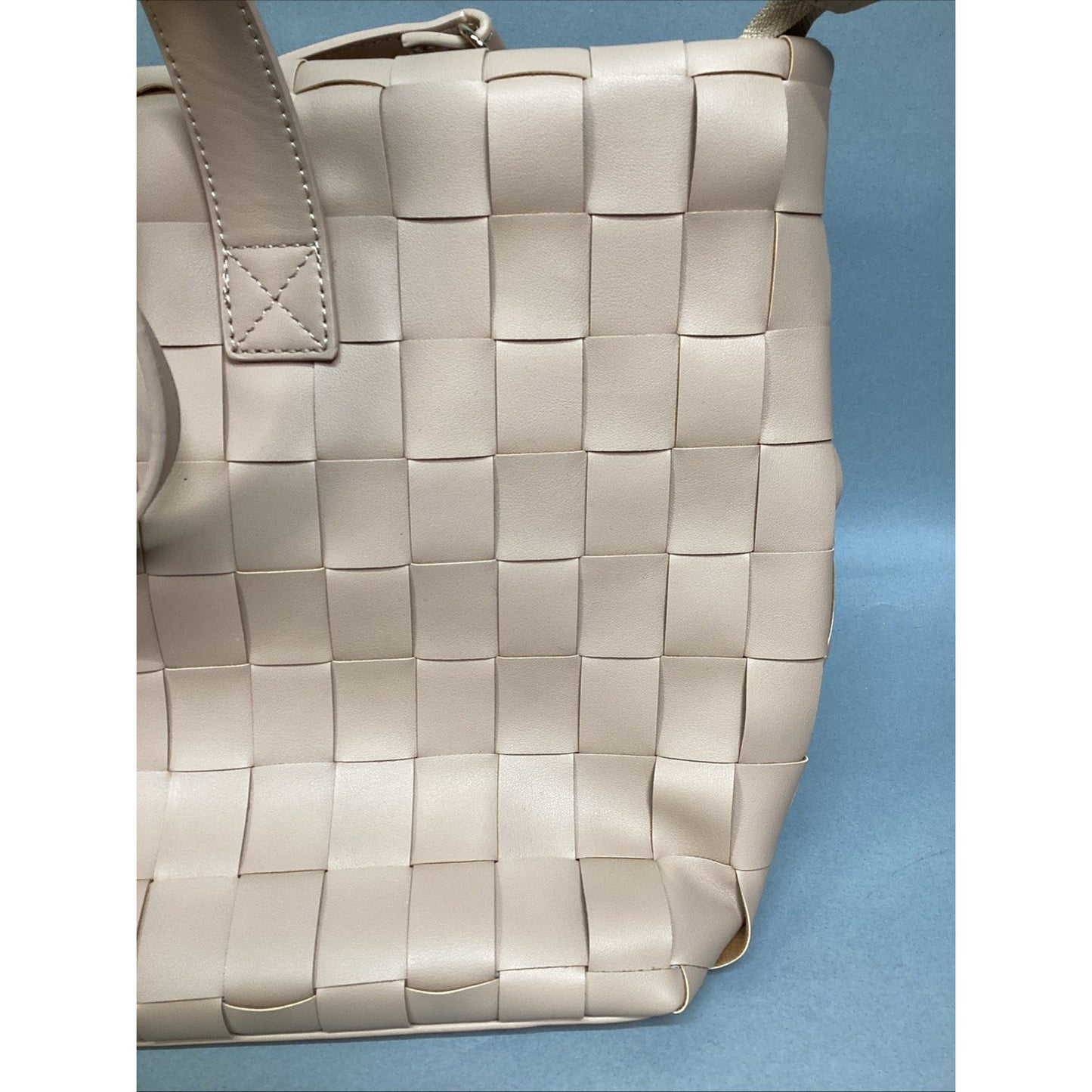 Like Dreams Woven Waffle Weave Shoulder Bag Purse