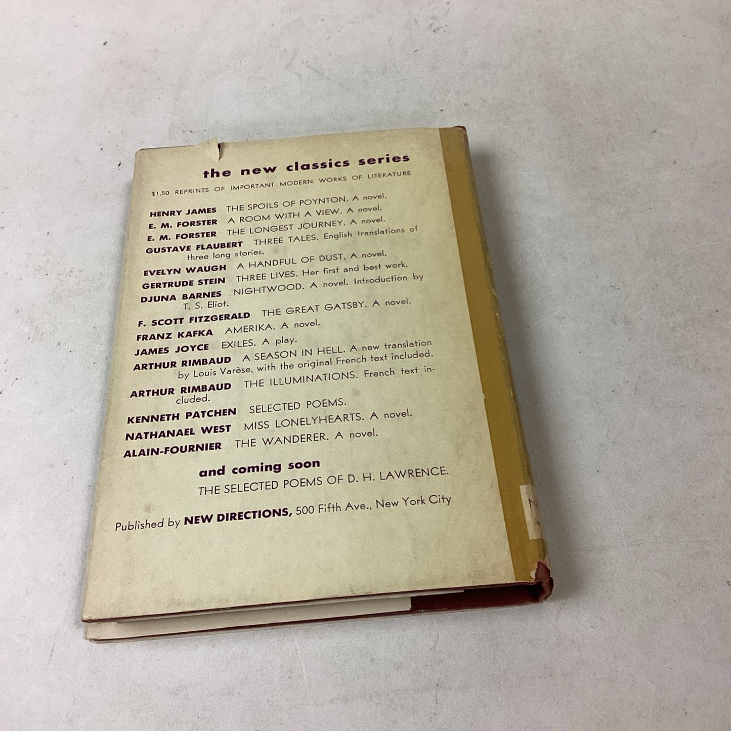 The Annotated Mother Goose, Red Badge Of Courage (x2), Flowers Of Evil