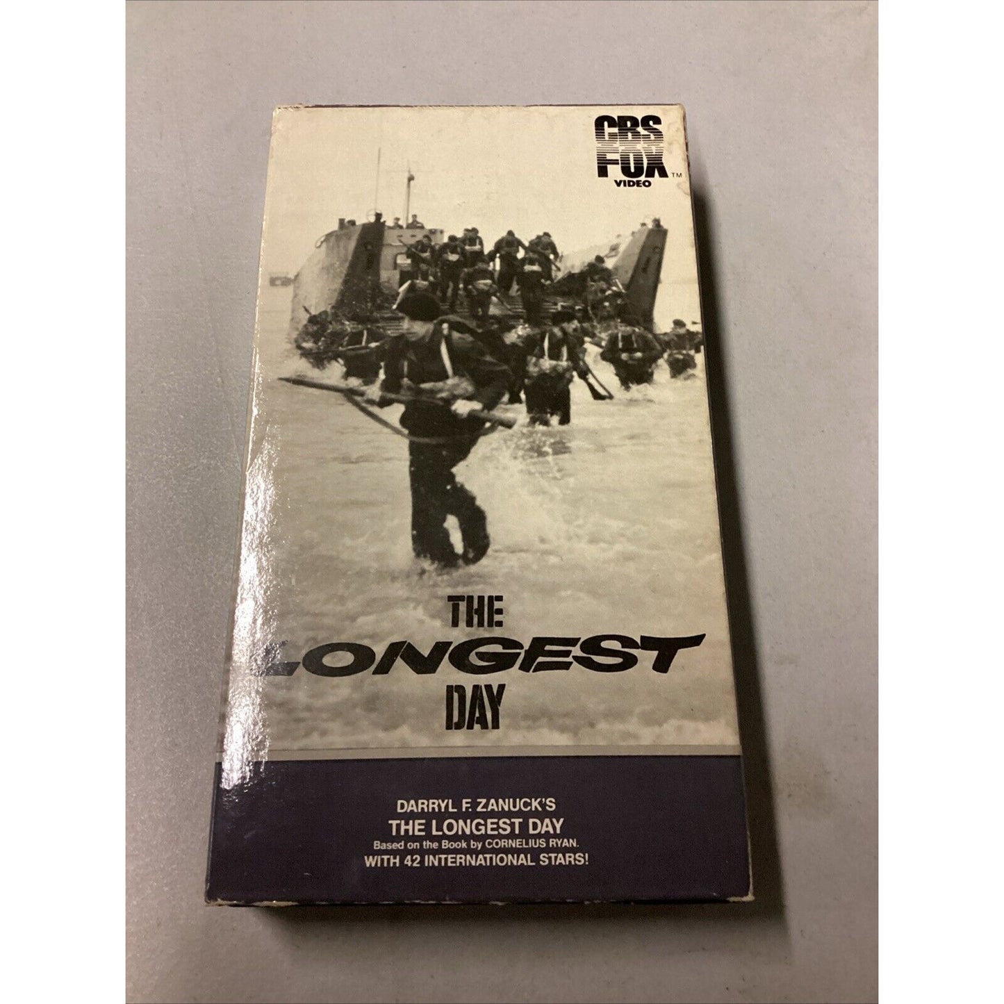 The Longest Day VHS Tapes Part 1 & Part 2 - Greatest War Film Ever Made - 1962