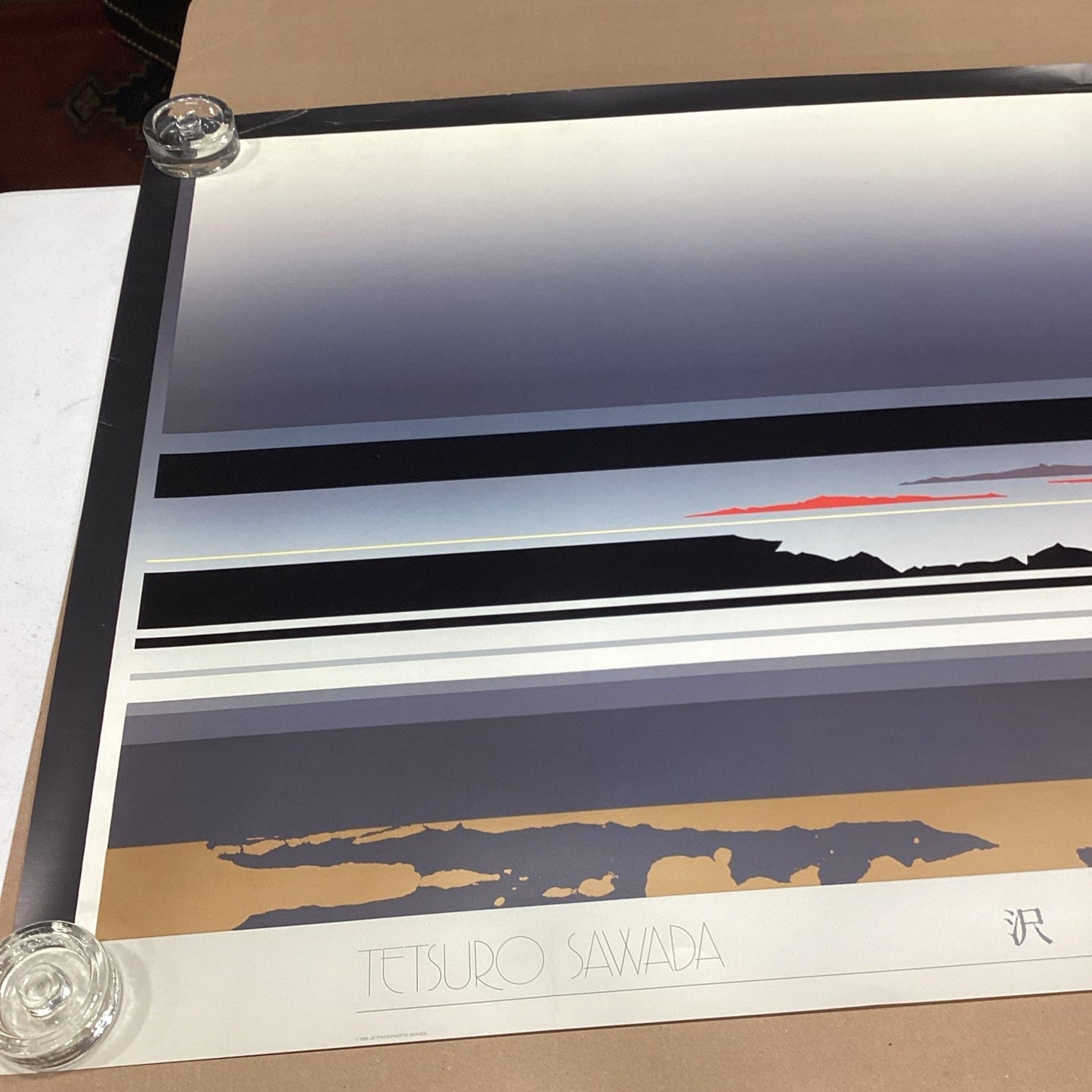 1986 Tetsuro Sawada Pacific Images Poster - 48.5x39.75”
