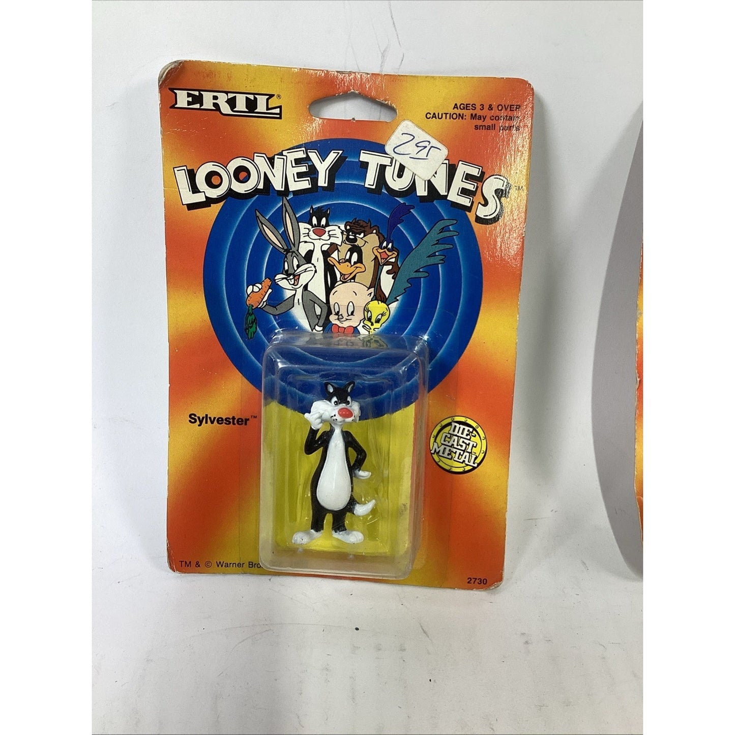 Vintage 1989 Lot of 3 NOS ERTL Looney Tunes Metal Characters/Vehicles