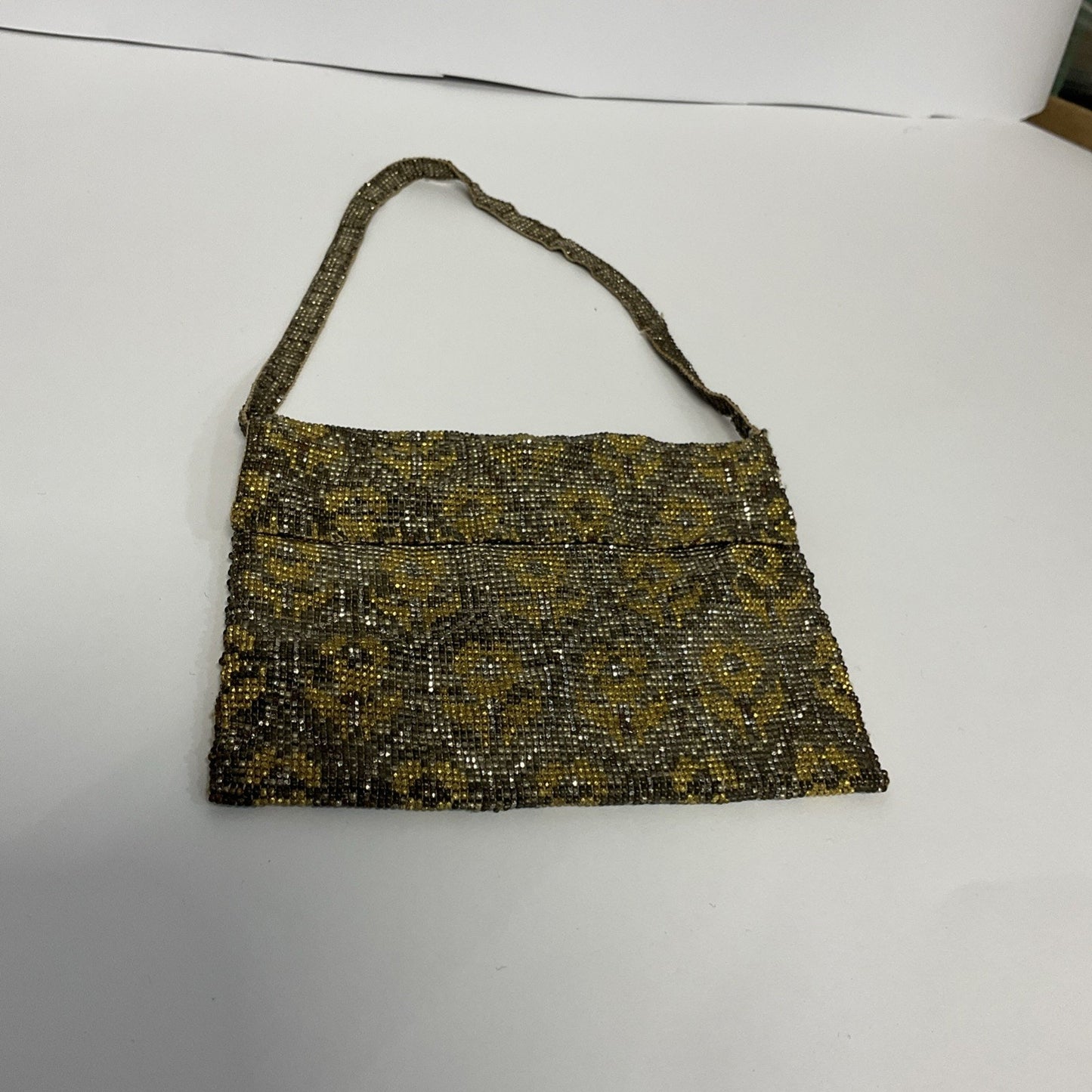 Vintage mid-century beaded handbag