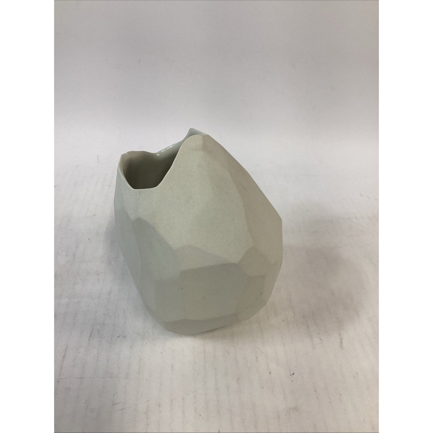 2004 Handmade Angled Vase - 6.75”H - By Daniel Wiseman