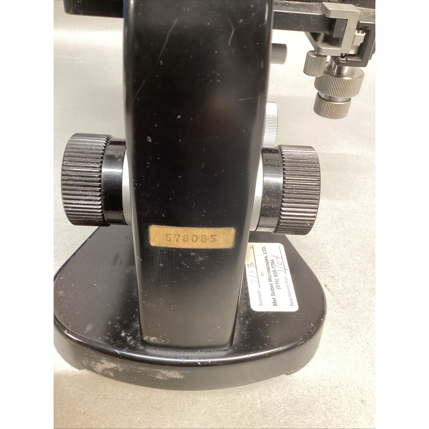 Vintage Ernst Leitz Wetzlar Microscope - Serial #740681 - Serviced By Mel Sobel