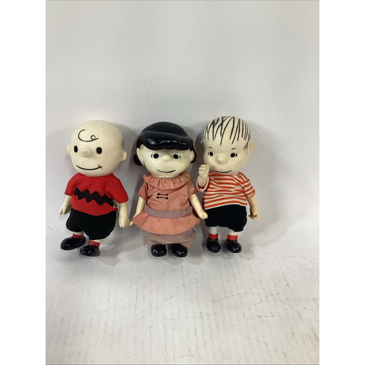 Vintage 1960’s Pocket Dolls Peanuts • Charlie Brown, Lucy, Linus,