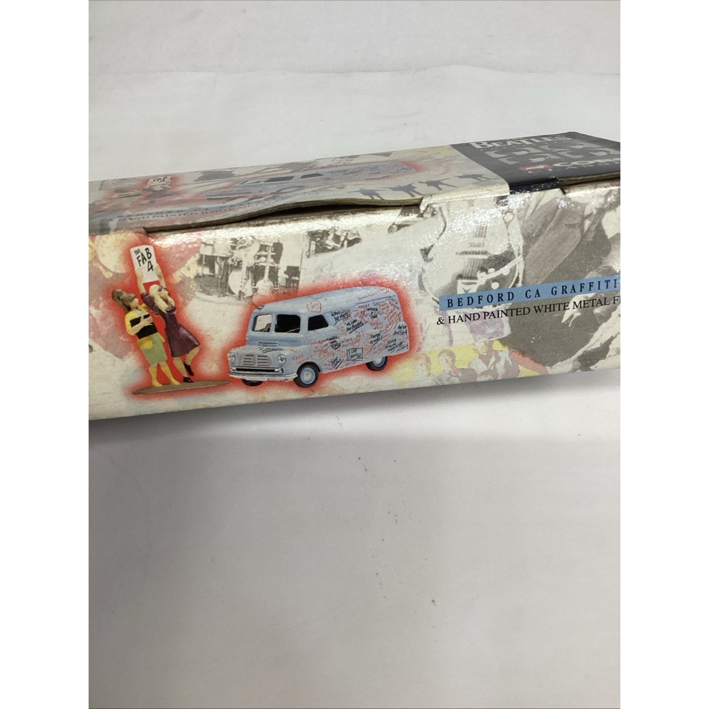 Corgi Classics THE BEATLES COLLECTION 1997 Blue BEDFORD CA. GRAFFITI VAN