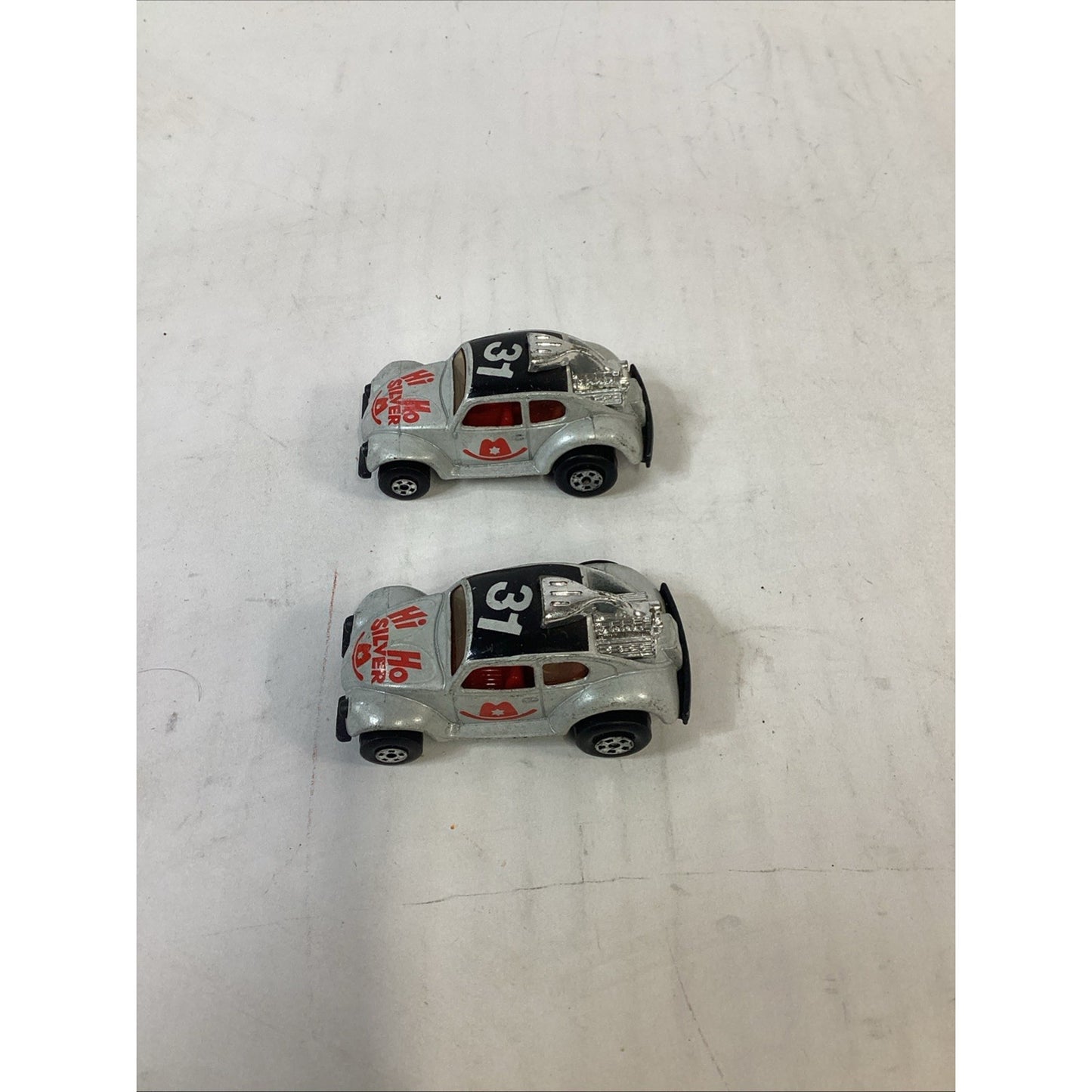 Lot Of 2 MATCHBOX LESNEY #15 Hi Ho Silver Volkswagen Beetle 1971 Superfast