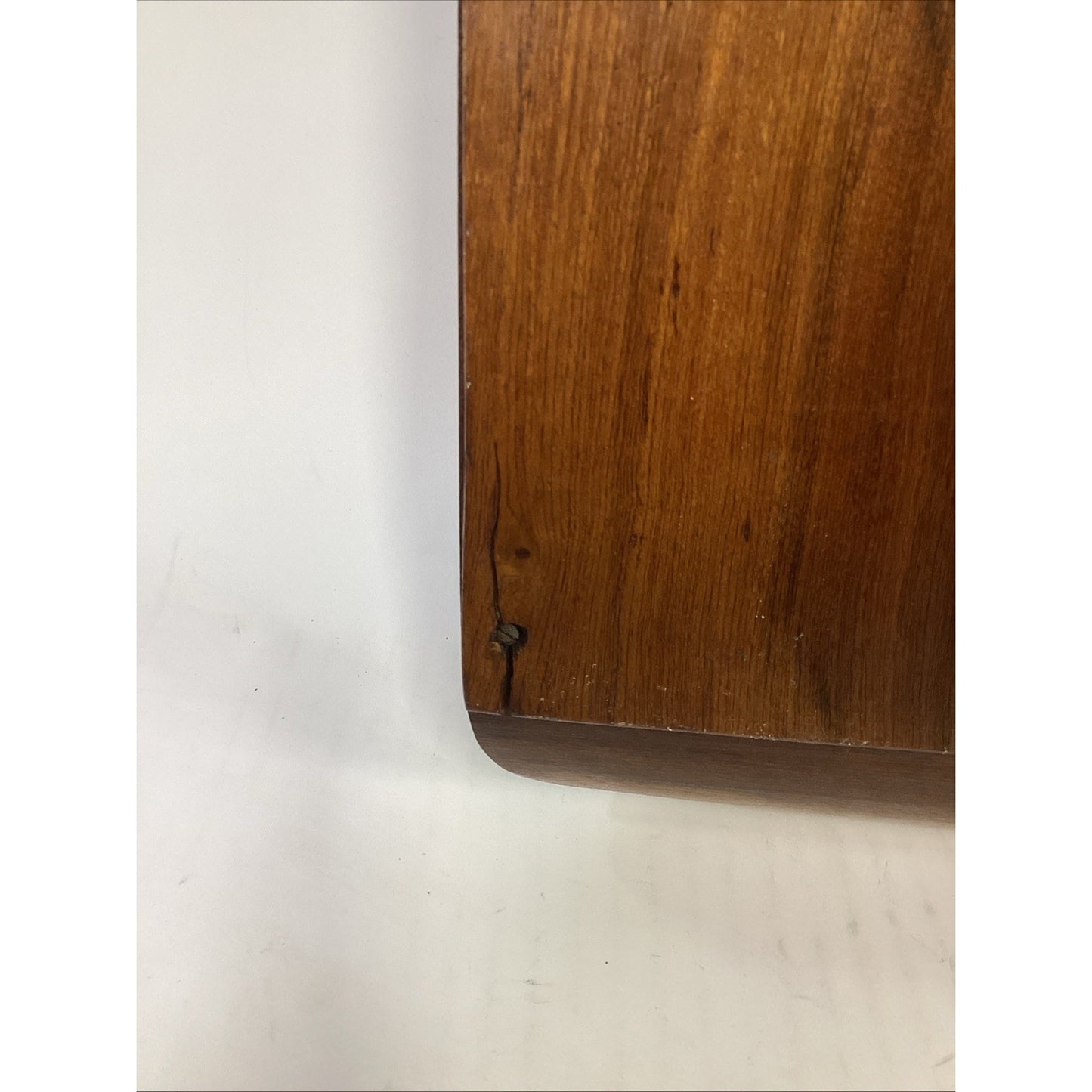 VTG Brazilian MCM Morpho Butterfly Wing Art in Wood Inlaid Marquetry Tray