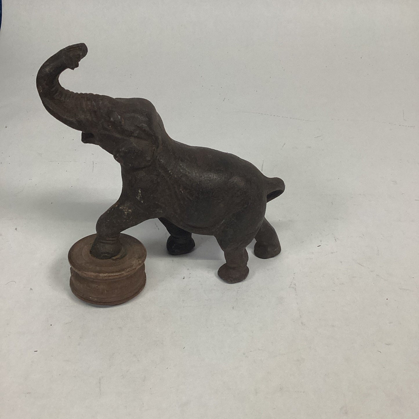 Vintage Cast Iron Elephant Figurine
