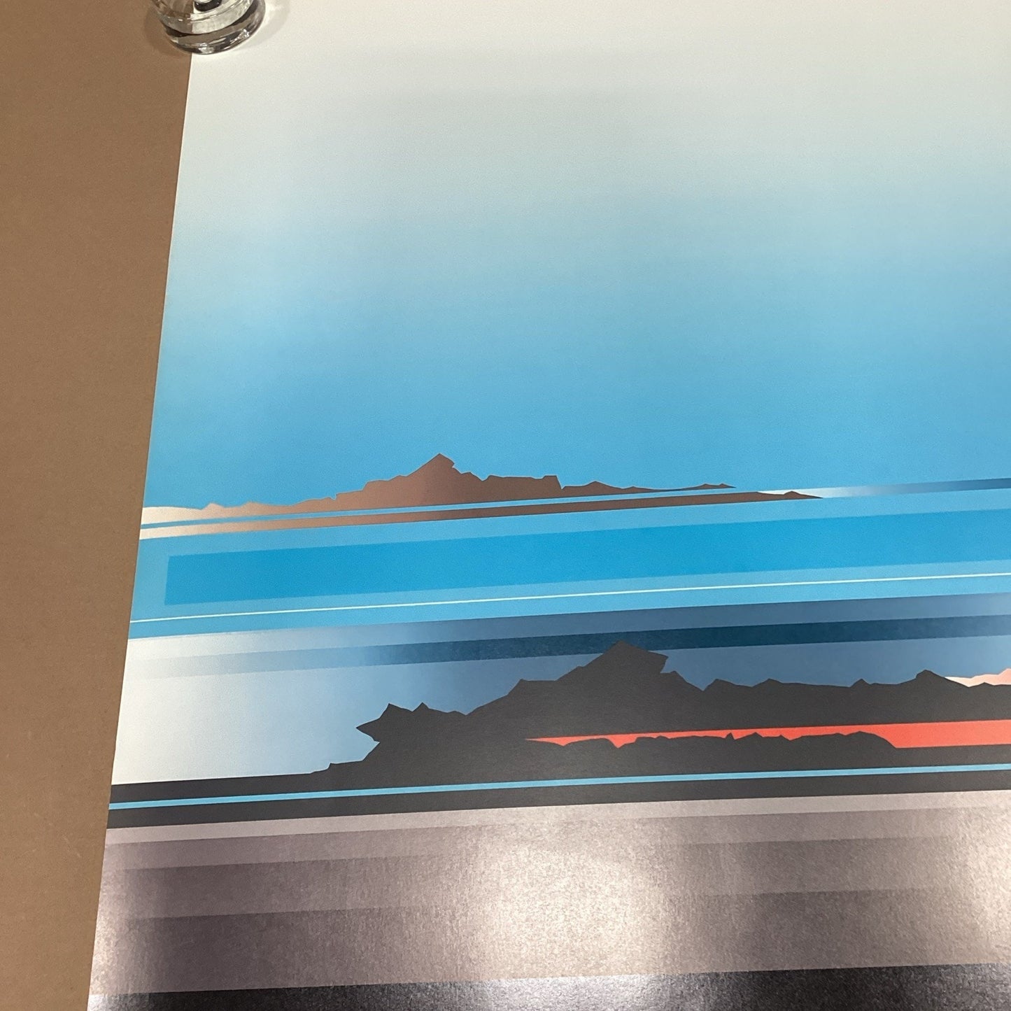 Sawada Blue Pacific Images Serigraphs Poster - 32.75x24”