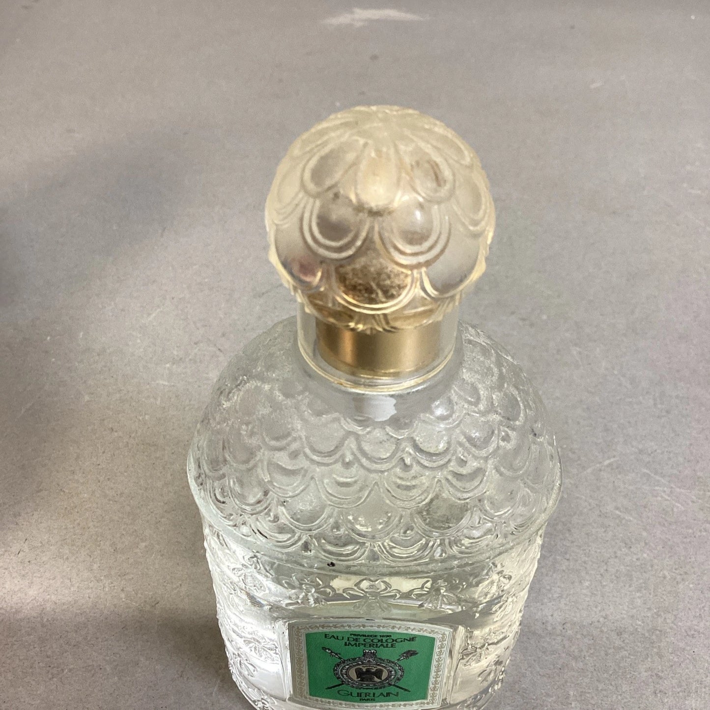 Vintage Imperiale Eau de Cologne Guerlain Paris Men 3.4 oz - 45% Full