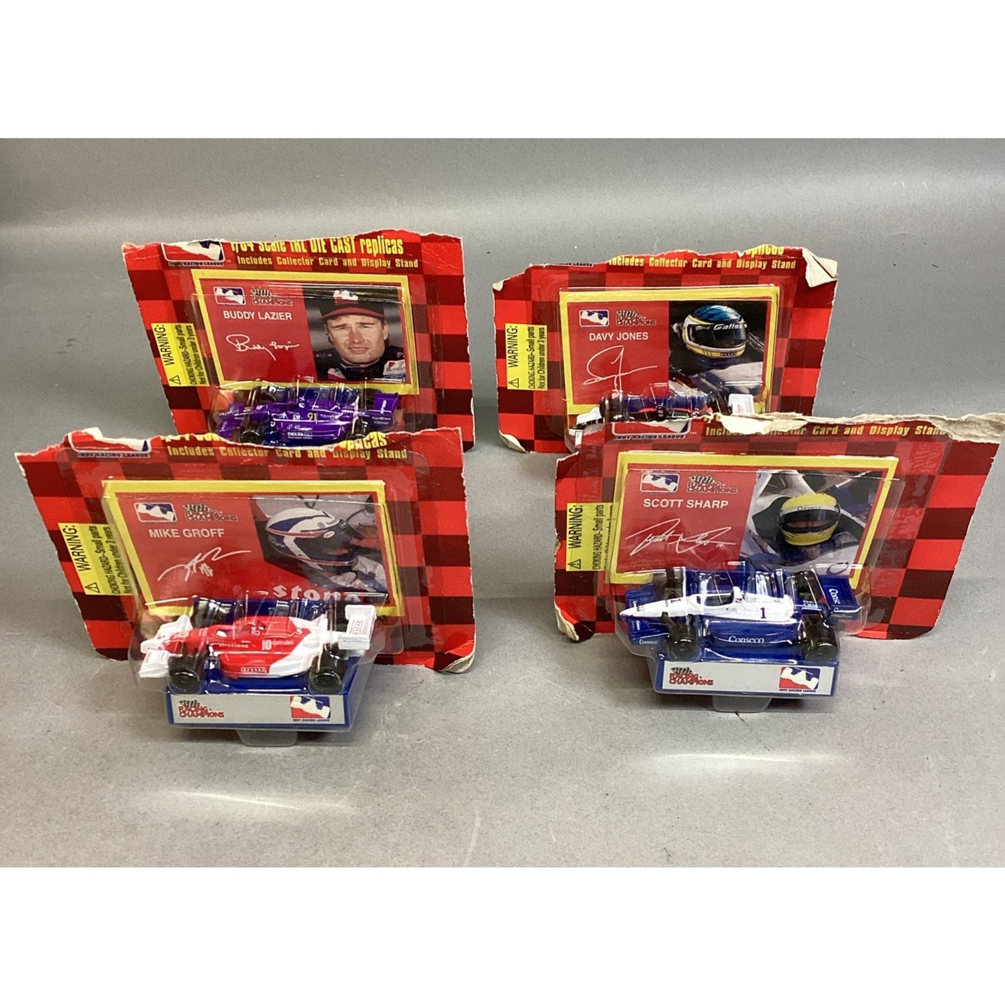 Lot Of 4 Racing Champions Formula 1 Race Cars
