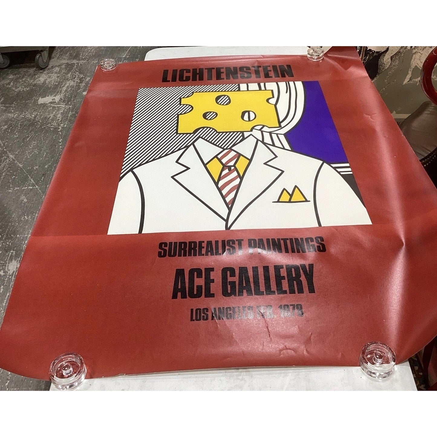 Lichtenstein Surrealist Paintings Ace Gallery Los Angeles 1978 - 59.5x44.5”