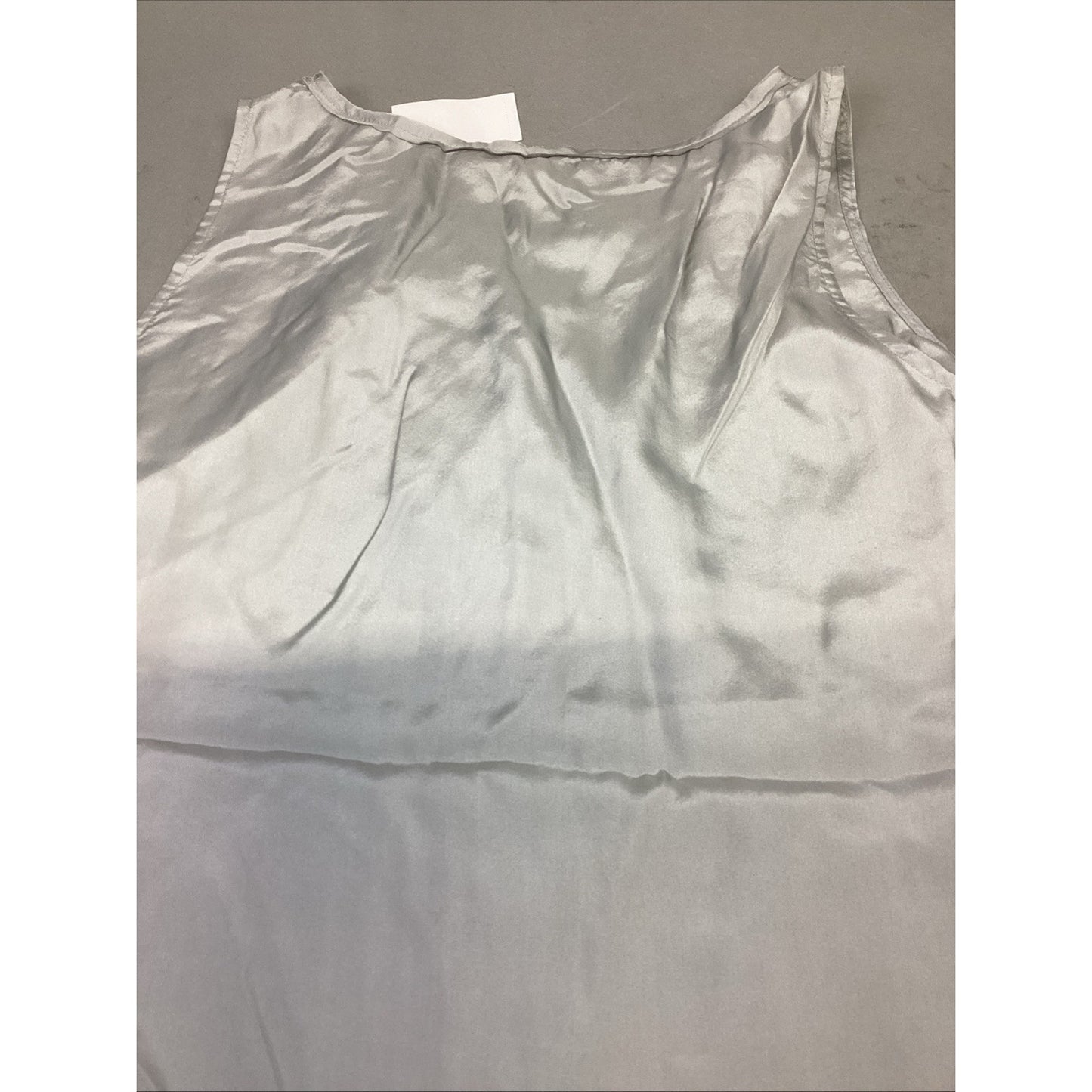 J. Crew 100% Silk Women’s Gray Sleeveless Tank Top - Size 8 - NWT