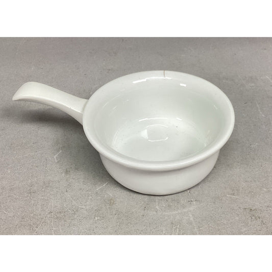 Vintage Pillivuyt Handheld Ceramic Soup Bowl #733 - Made In France