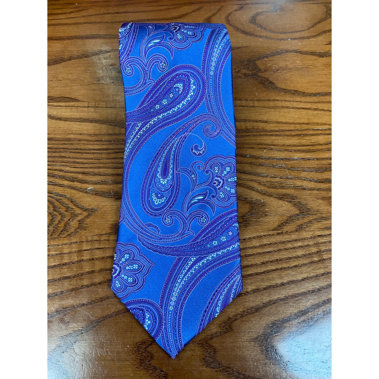 Brioni Mens Blue Necktie