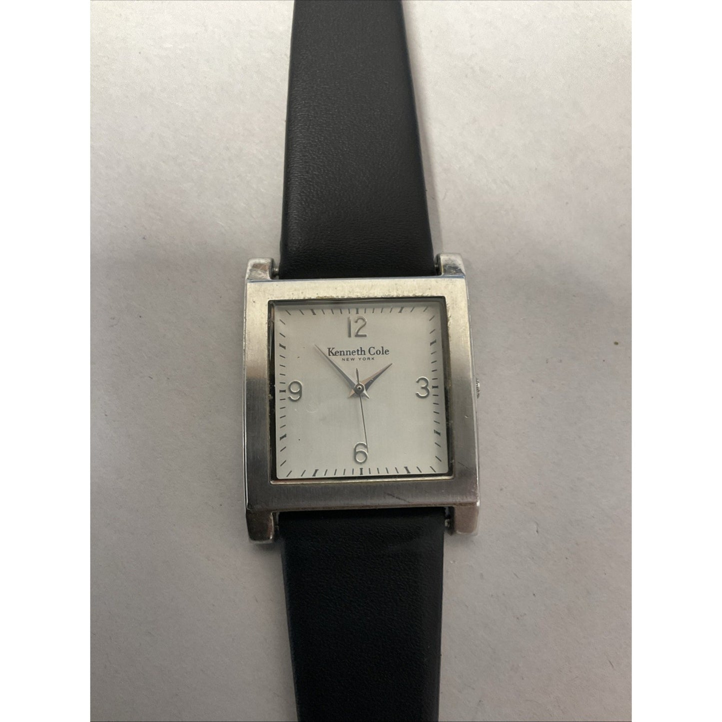 Kenneth Cole Woman’s Watch KC1149 Square -Black Band - Needs Battery