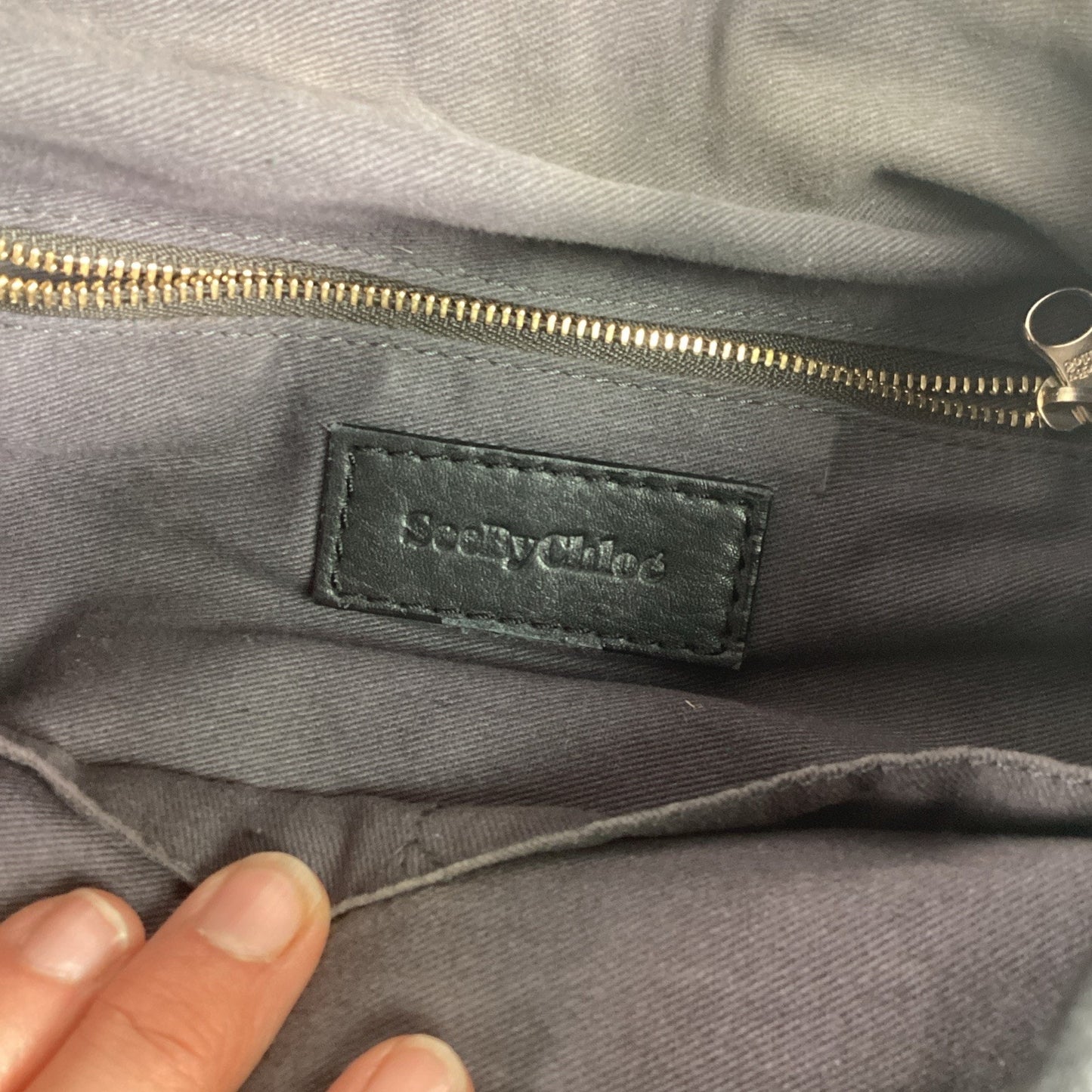 See By Chloe Black Leather Backpack With Dust Bag