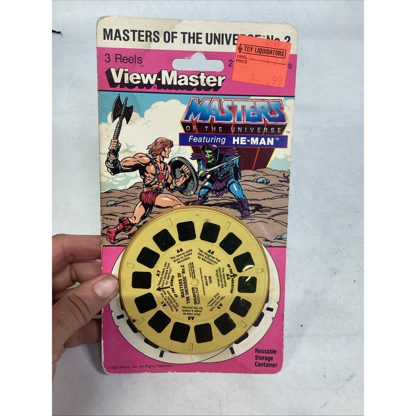 Vintage NOS View-Master Masters of the Universe He-Man 3-D Reels Sealed