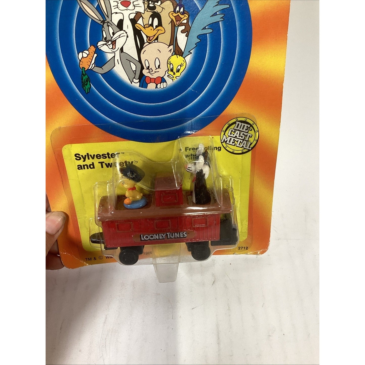 Vintage 1989 Lot of 3 NOS ERTL Looney Tunes Metal Characters/Vehicles
