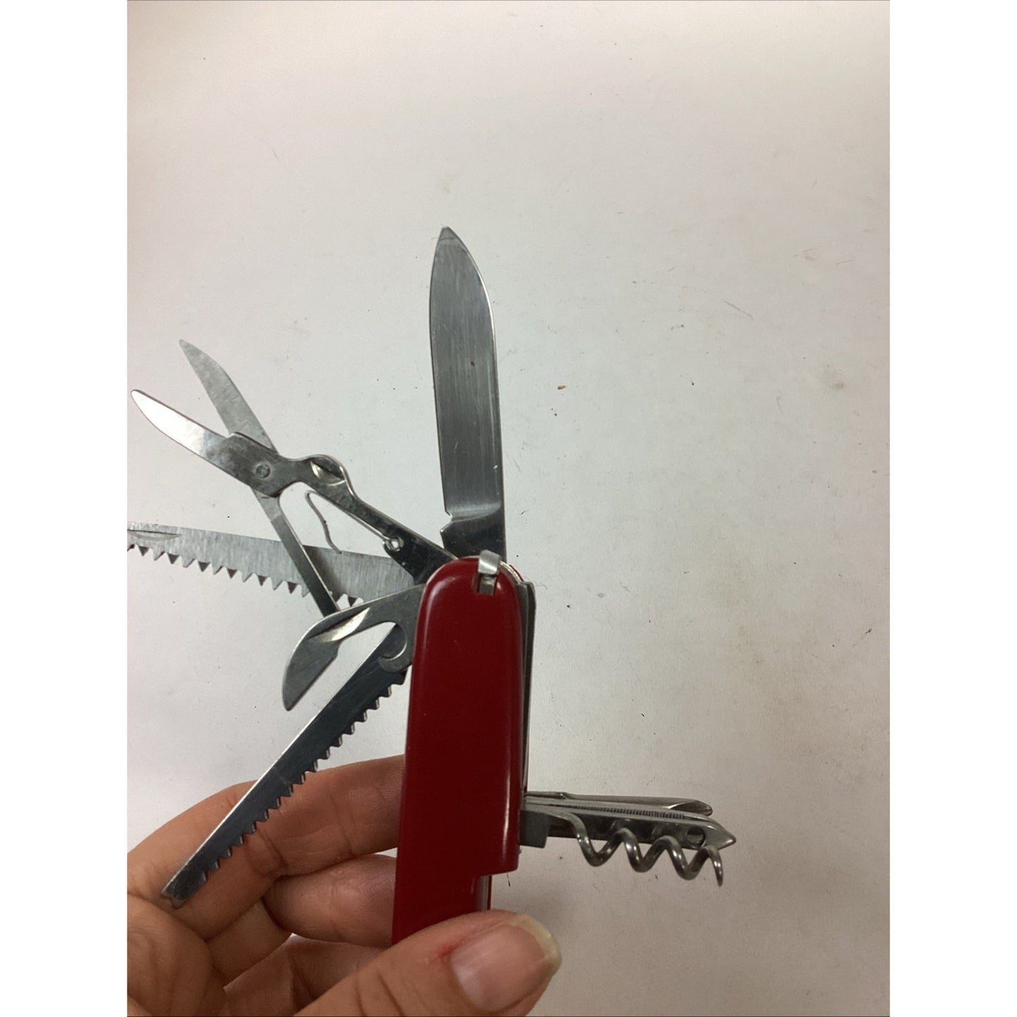 Vintage Stainless Steel Red Army Camping Multi-Tool With 11 Tools