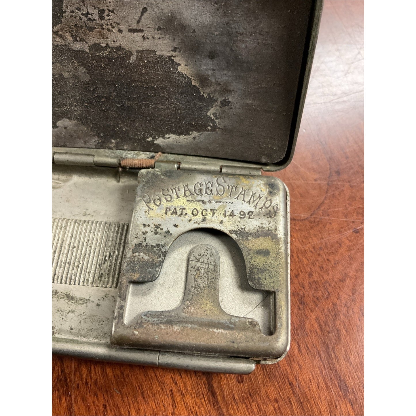 H.W. Hardt Stamp Holder Compliments Of 1894 And 1985 Newark NJ