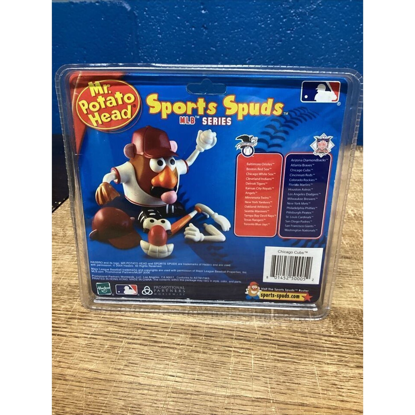 Mr Potato Head Sports Spuds Chicago Cubs MLB NIB Sealed Hasbro 2006 - 11 Pieces