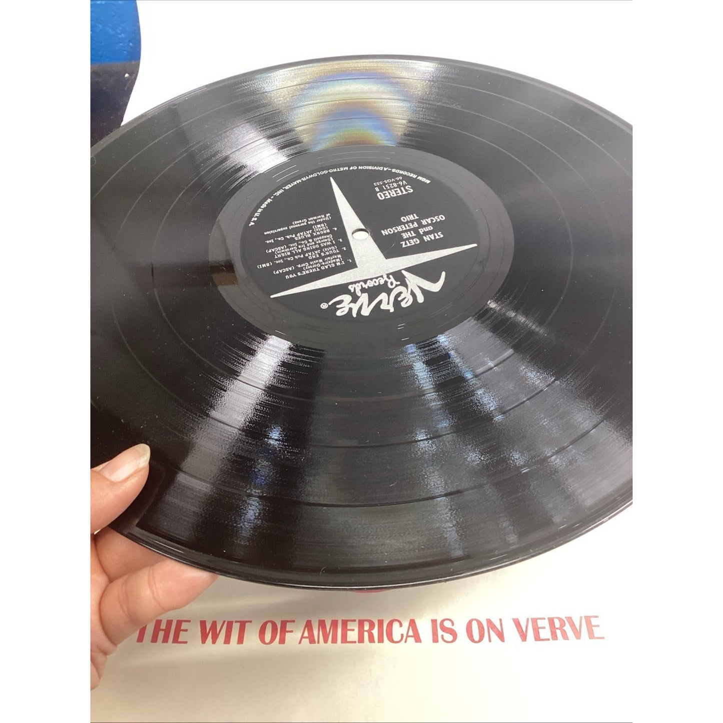STAN GETZ AND THE OSCAR PETERSON TRIO VERVE STEREO EARLY PRESS V6-8251