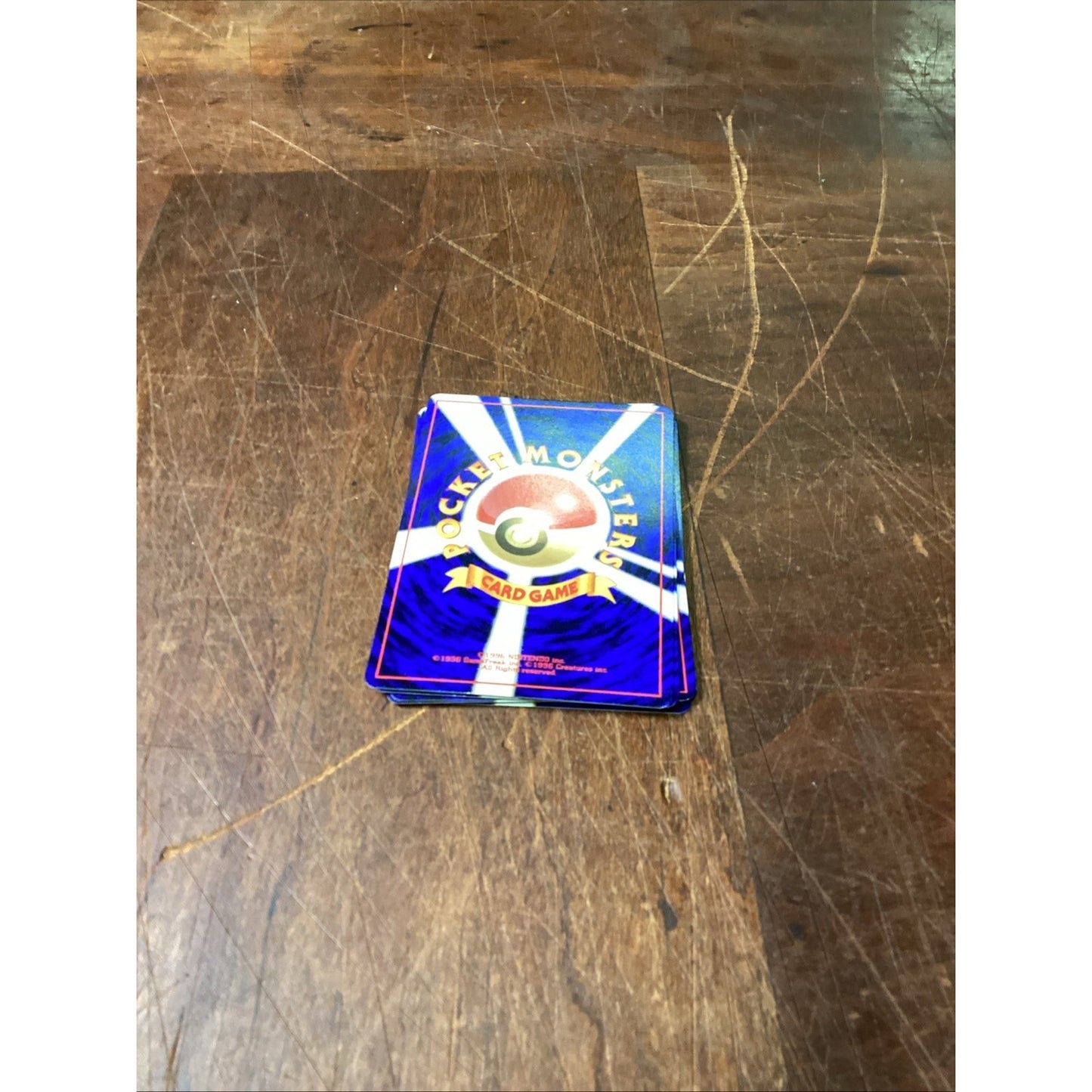 Lot Of 8 Japanese Pokemon Pocket Monsters ‘Lightning’ Trading Cards