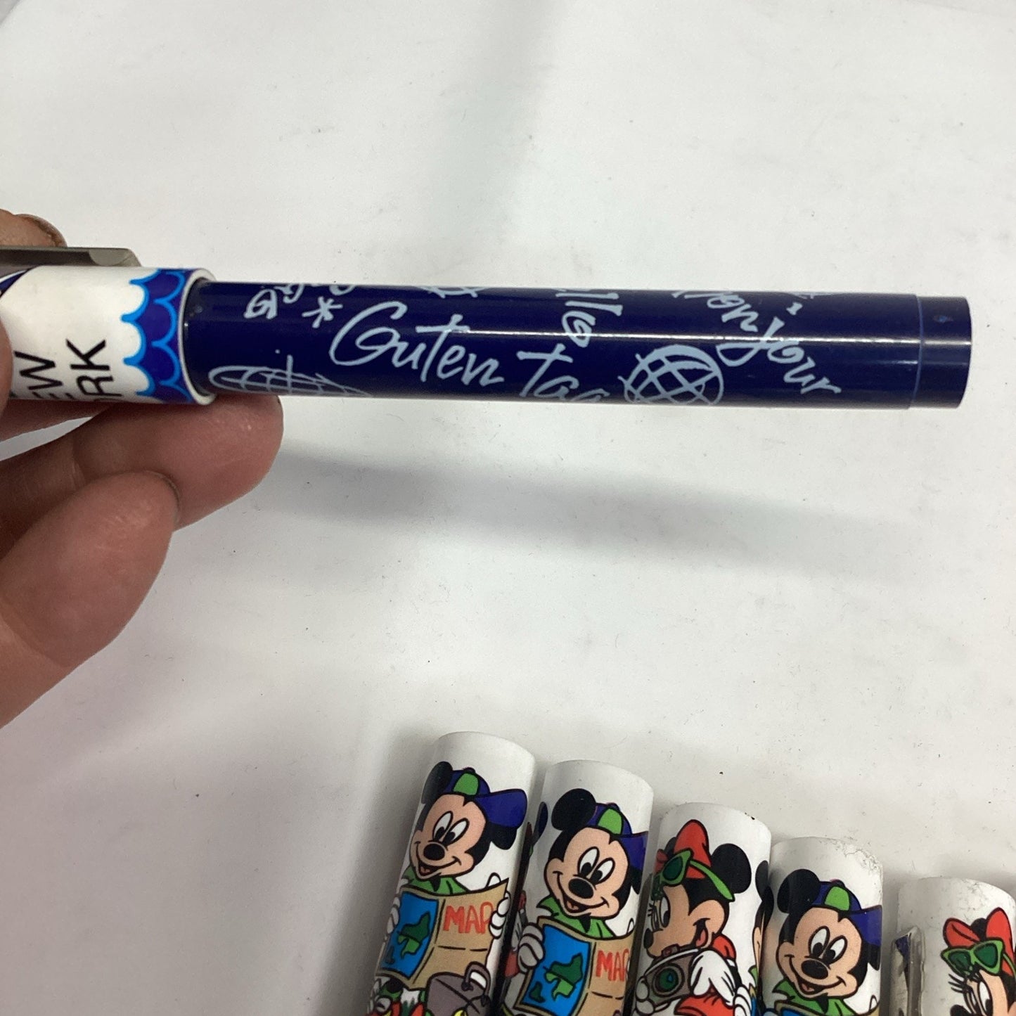 Large Lot Of 26 Disney Mickey Mouse & Minnie Mouse New York Souvenir Pens - New